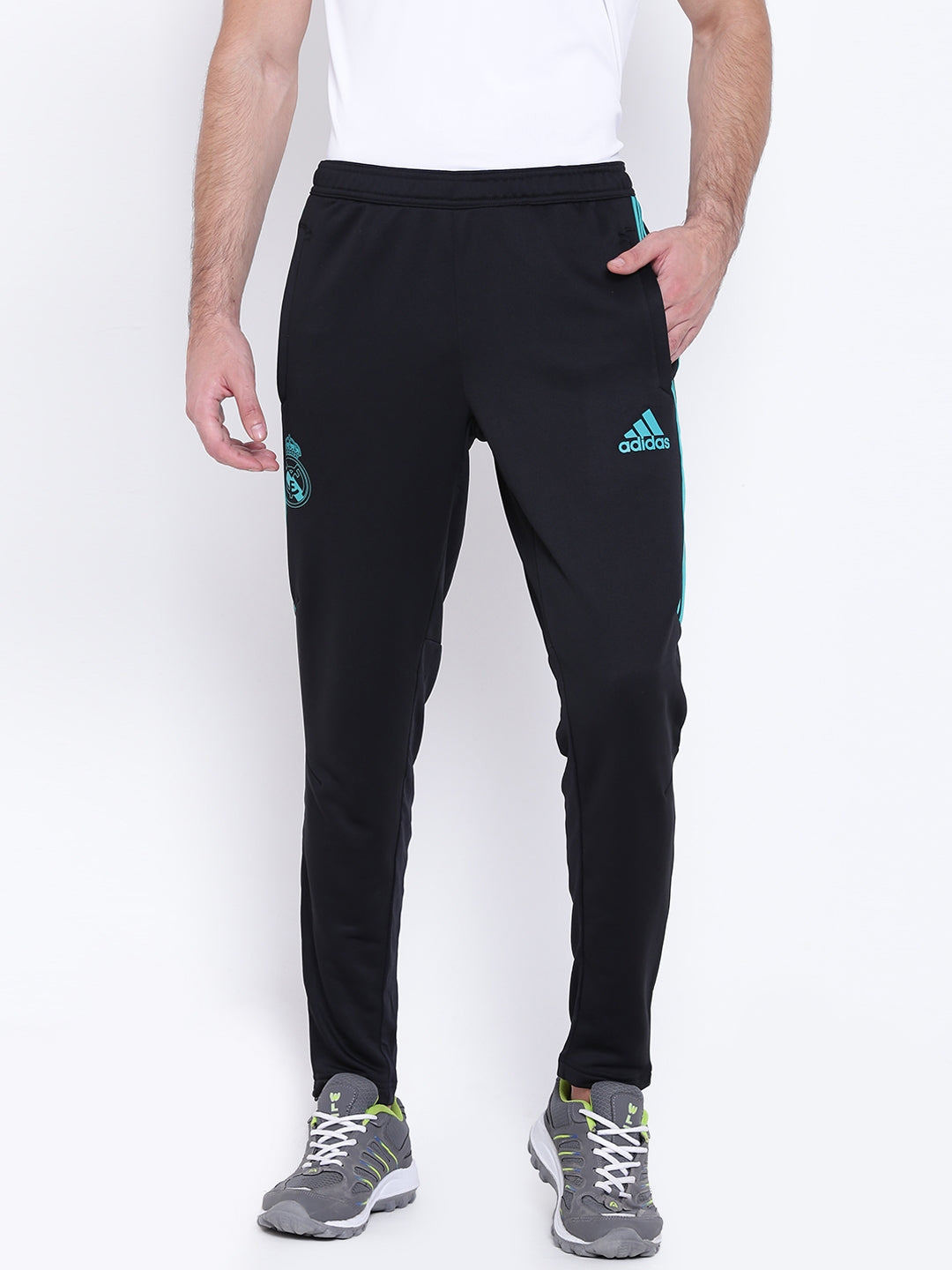 Real Madrid Training Pants 01 Black / Teal