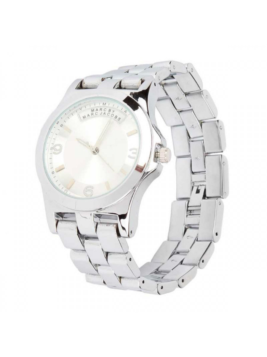 White Dial - Silver Chain - 024