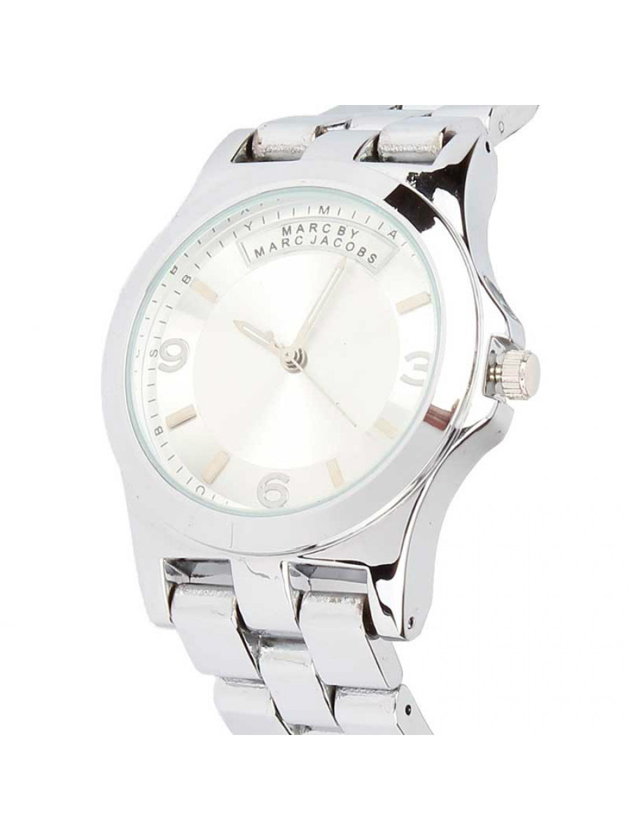 White Dial - Silver Chain - 024
