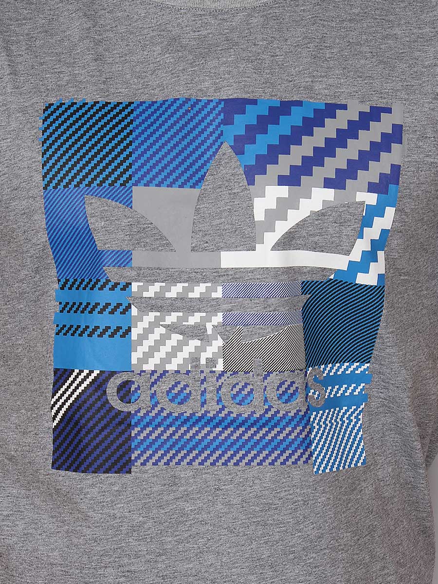 Impossible Check T-Shirt - 7029 - Grey
