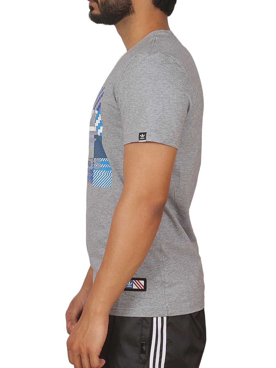 Impossible Check T-Shirt - 7029 - Grey