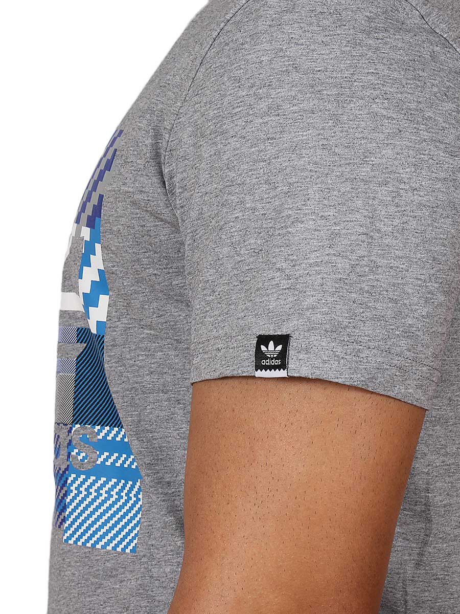 Impossible Check T-Shirt - 7029 - Grey