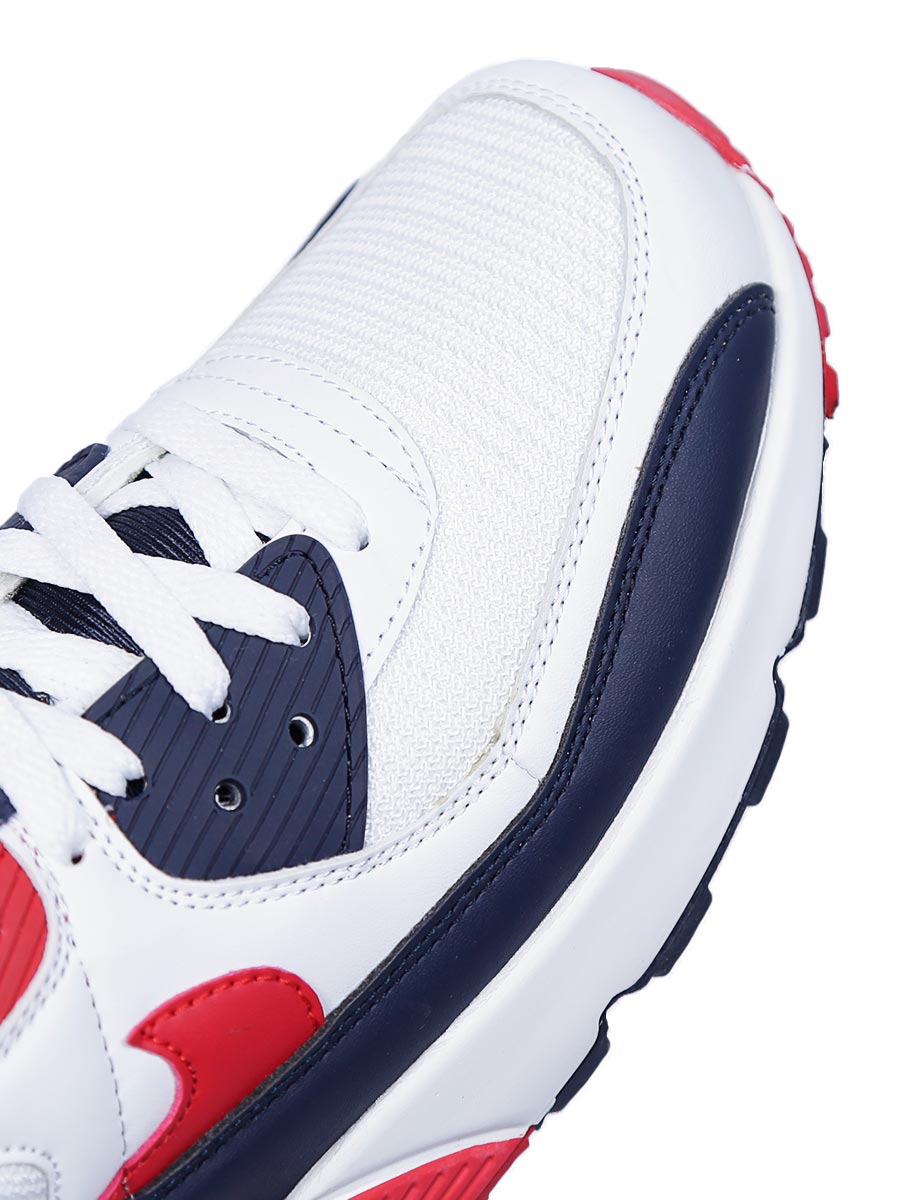 Air Max 90 FlyEase USA - White / Dark Blue / Red