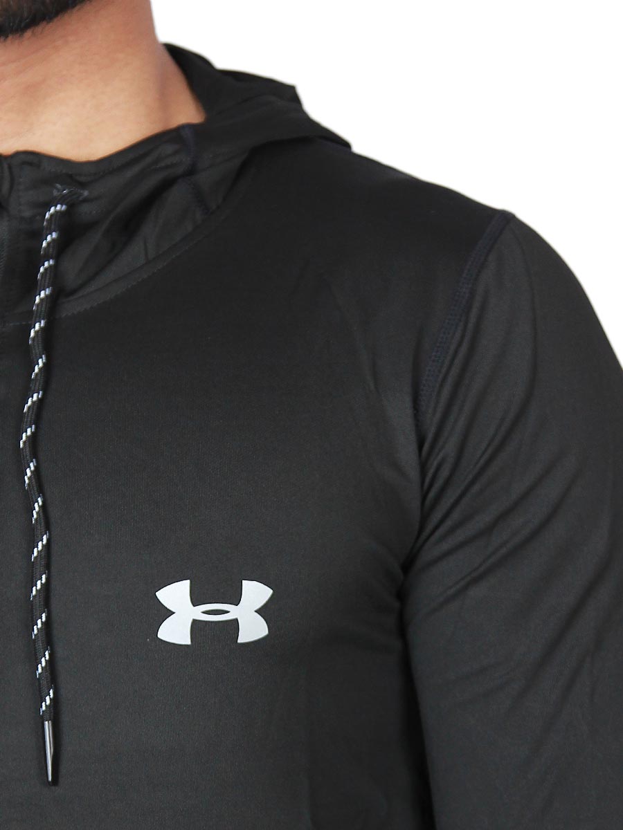 Armour Tech Hoodie 2.0 - Full Sleeves T-Shirt - 9306 - Black
