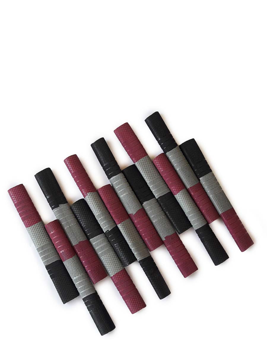 Bat Grips - Pack of 12 - Grey / Maroon / Black