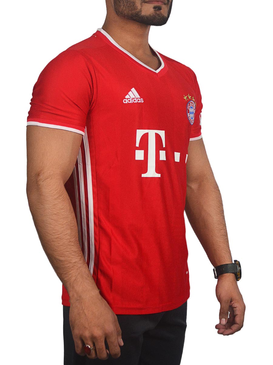 Bayern Munchen - Fan Version - Half Sleeves - Home Jersey - 2020 / 2021