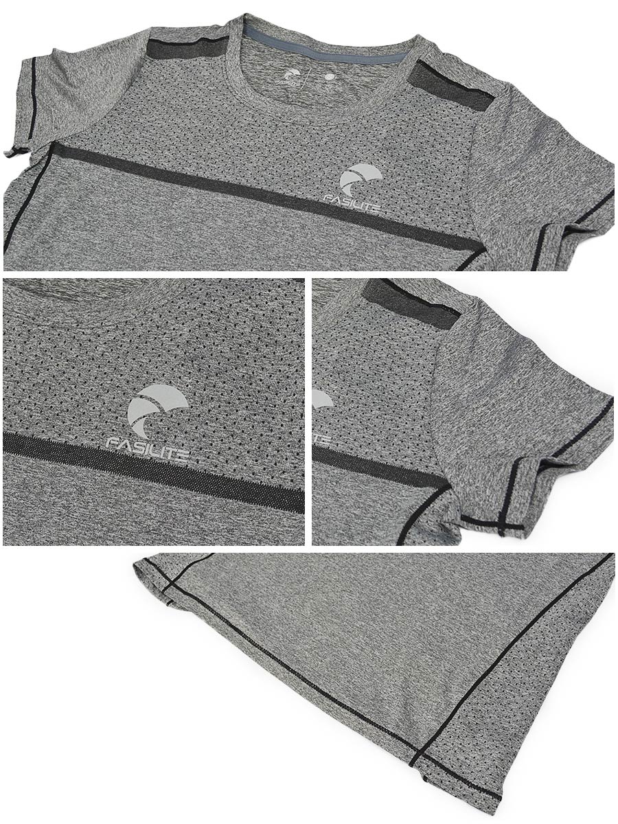 Bliss Zones - T-Shirt - 20004 - Dark Heather Grey / Black