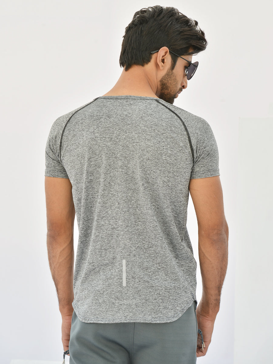 Perform Ace - T-Shirt - 019 - Heather Grey
