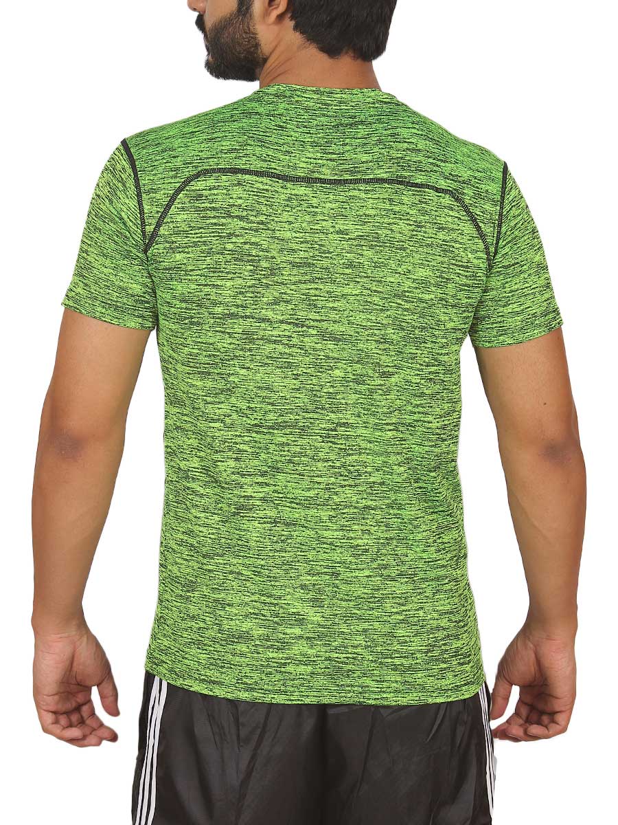 Dotted Hex Slim-fit T-Shirt - 1640 - Green