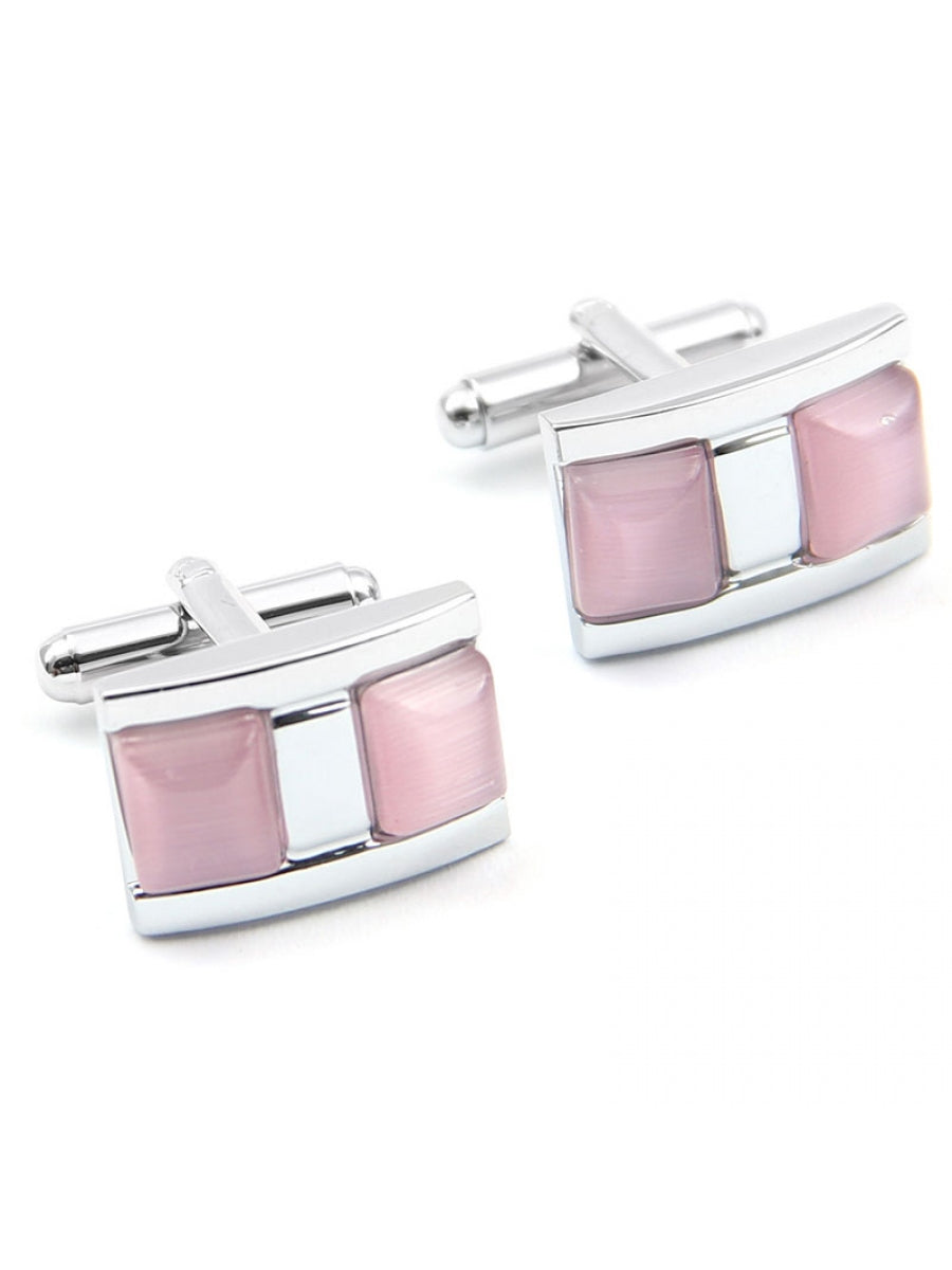 Double Small Pink Square Fiber Glass
