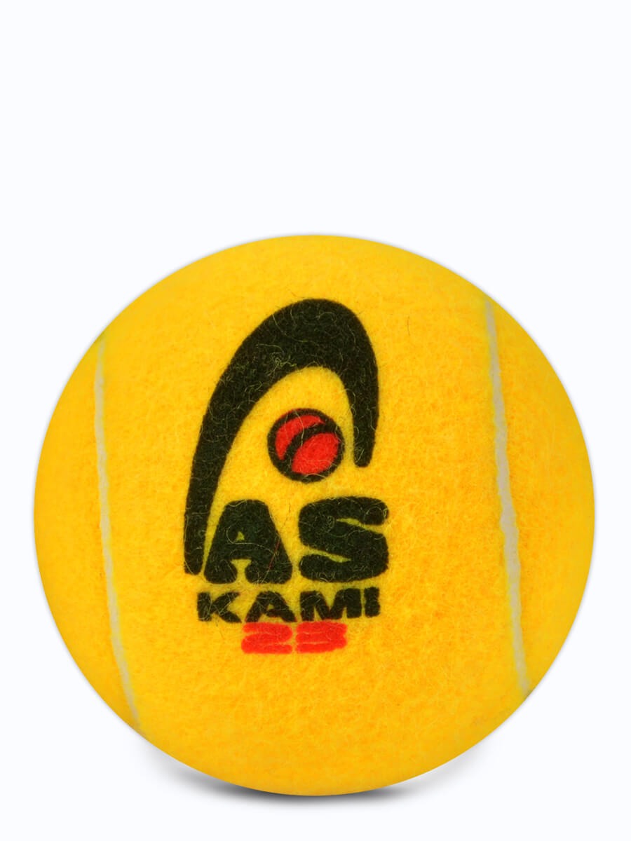 Kami 23 - Tennis Cricket Ball - Pack of 3 - Yellow