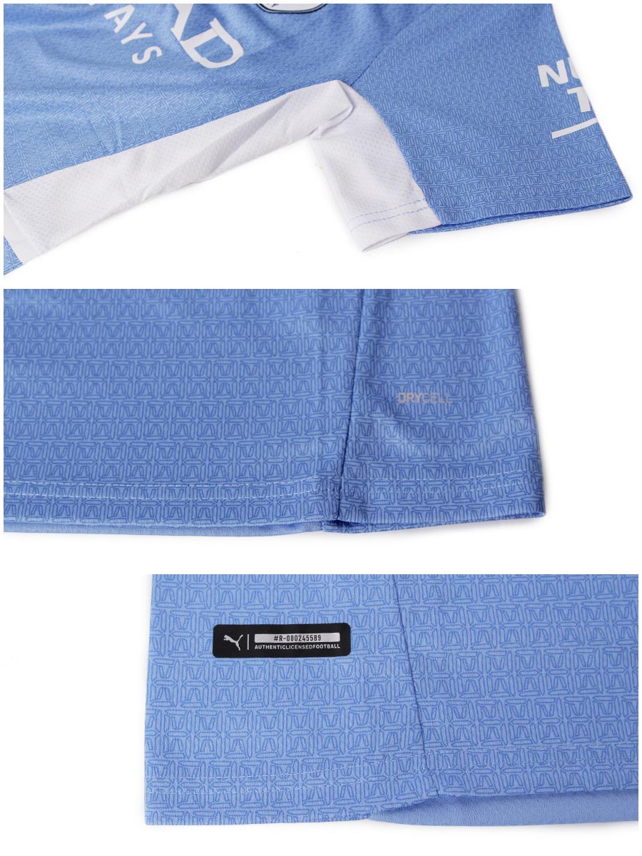 Manchester City - Fan Version - Half Sleeves - Home Jersey - 2021 / 2022