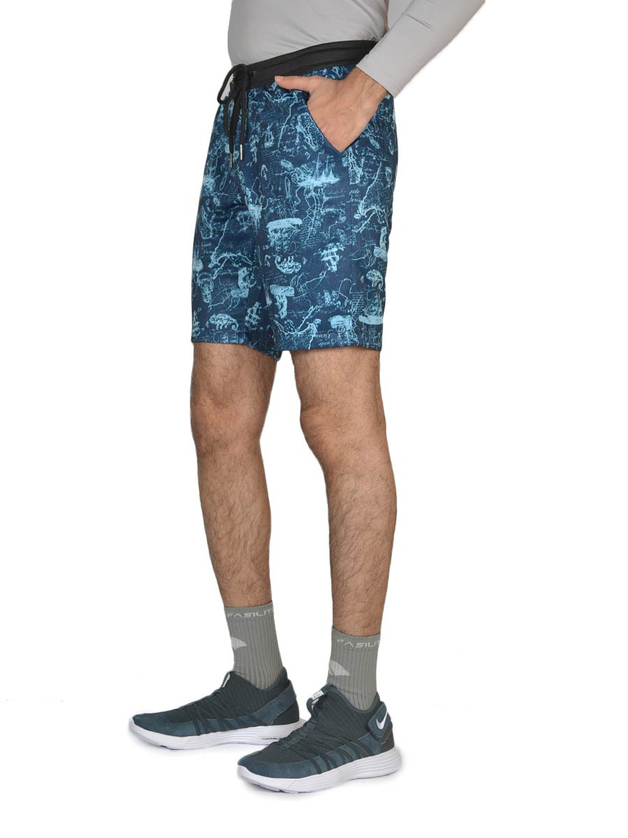 Ocean Printed - Shorts - 3201