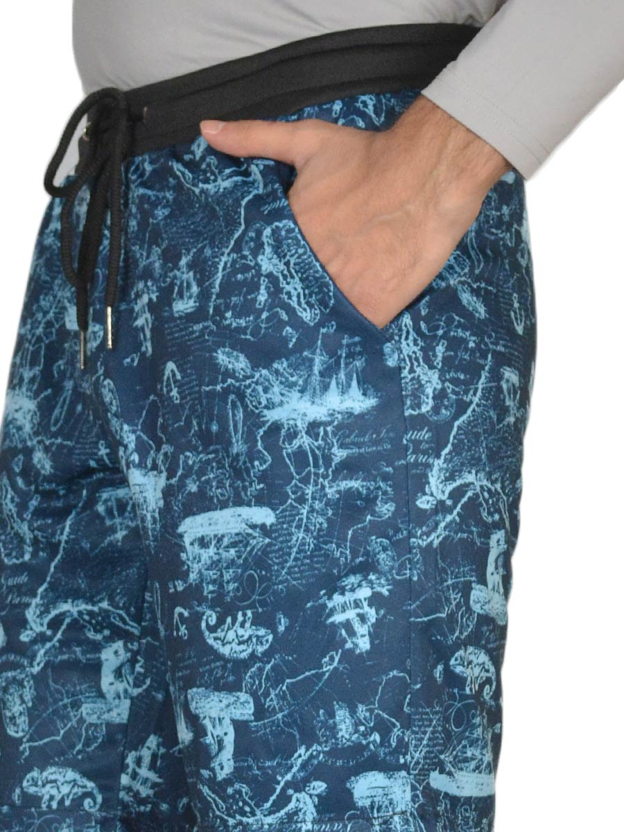 Ocean Printed - Shorts - 3201