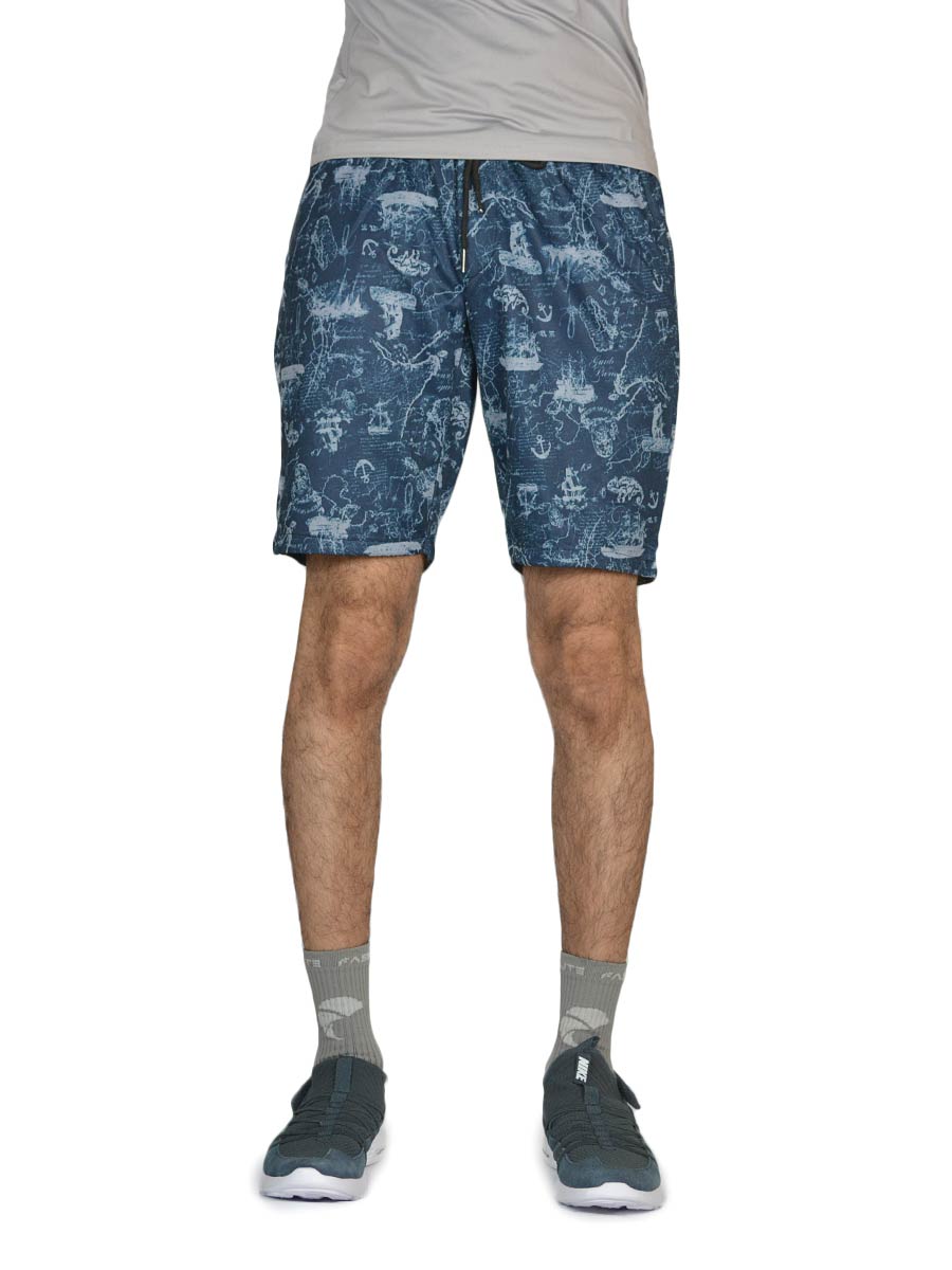 Ocean Printed - Shorts - 3201