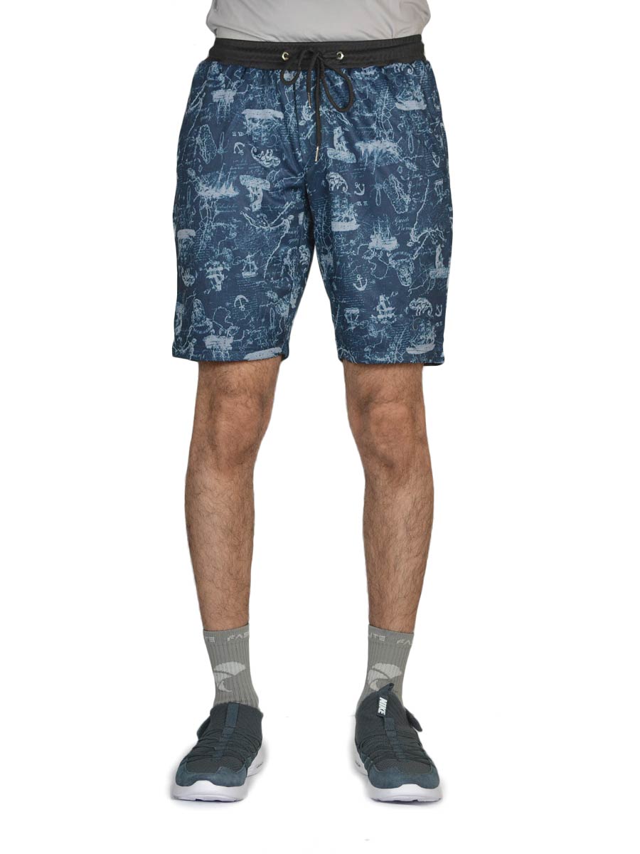 Ocean Printed - Shorts - 3201