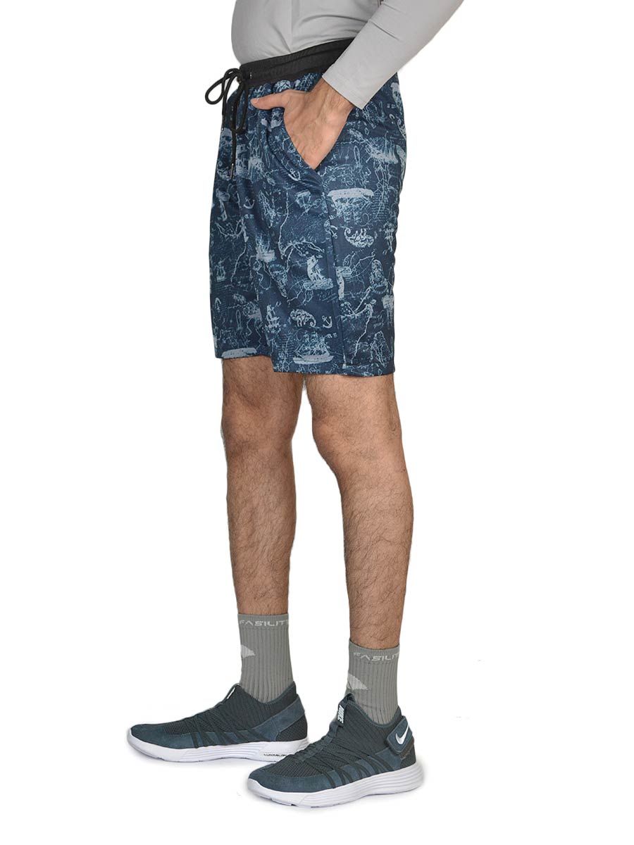 Ocean Printed - Shorts - 3201