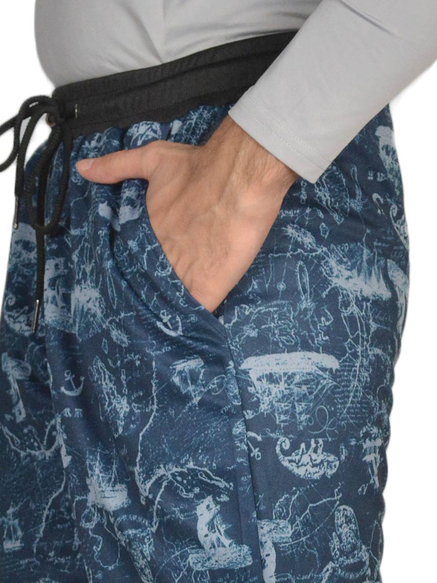Ocean Printed - Shorts - 3201