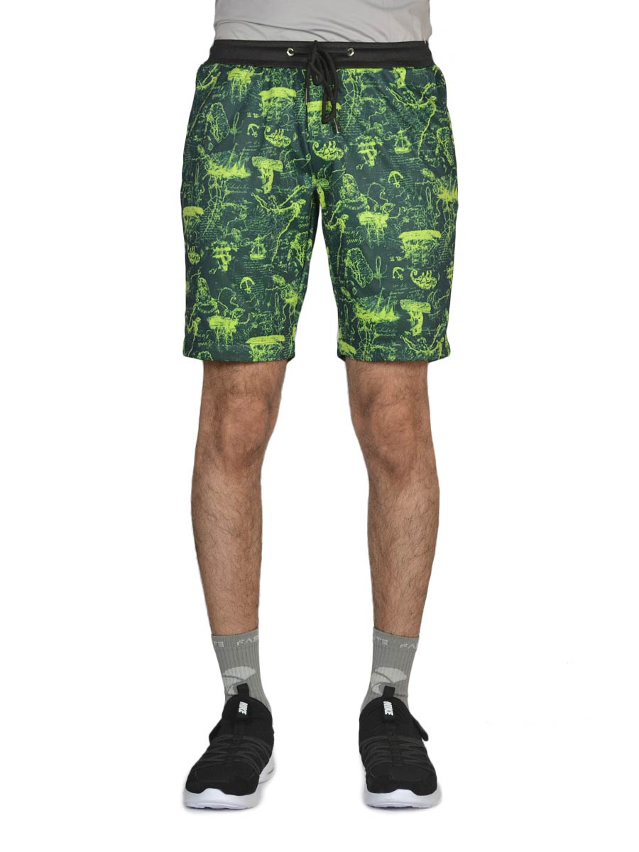 Ocean Printed - Shorts - 3201