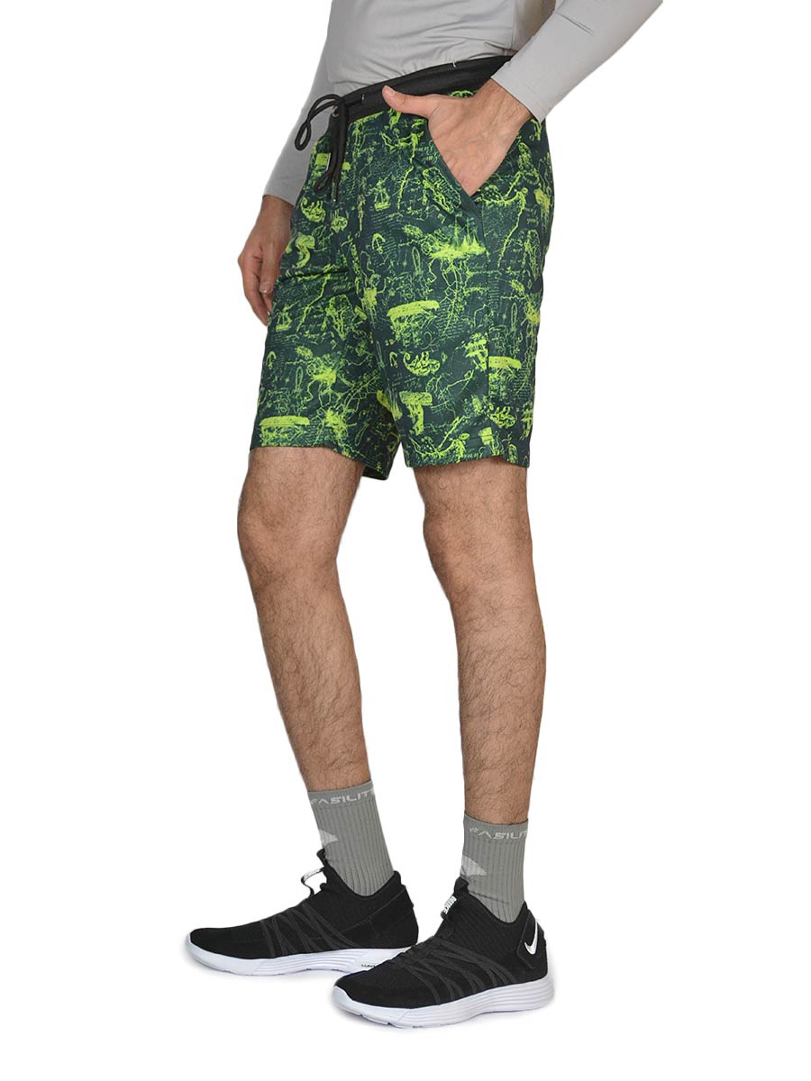 Ocean Printed - Shorts - 3201