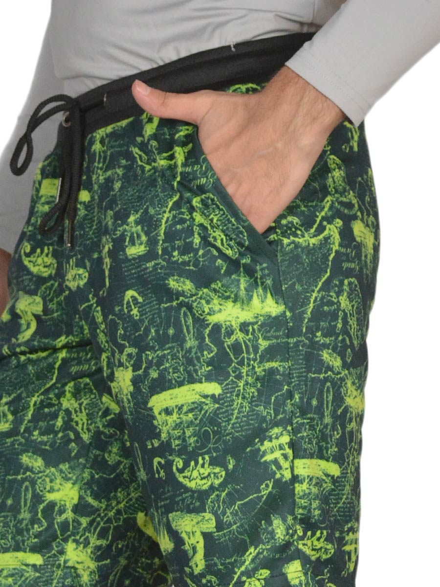 Ocean Printed - Shorts - 3201