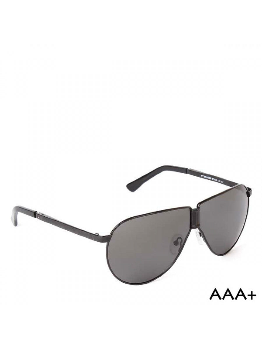 PD Polarized Folding Sunglasses - PD-8422 - Black / Mercury Grey