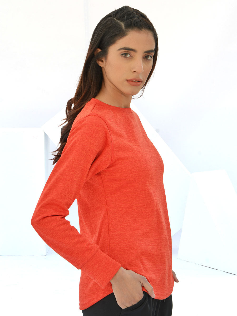 Performance - Sweat Shirt - 018 - Red / Orange