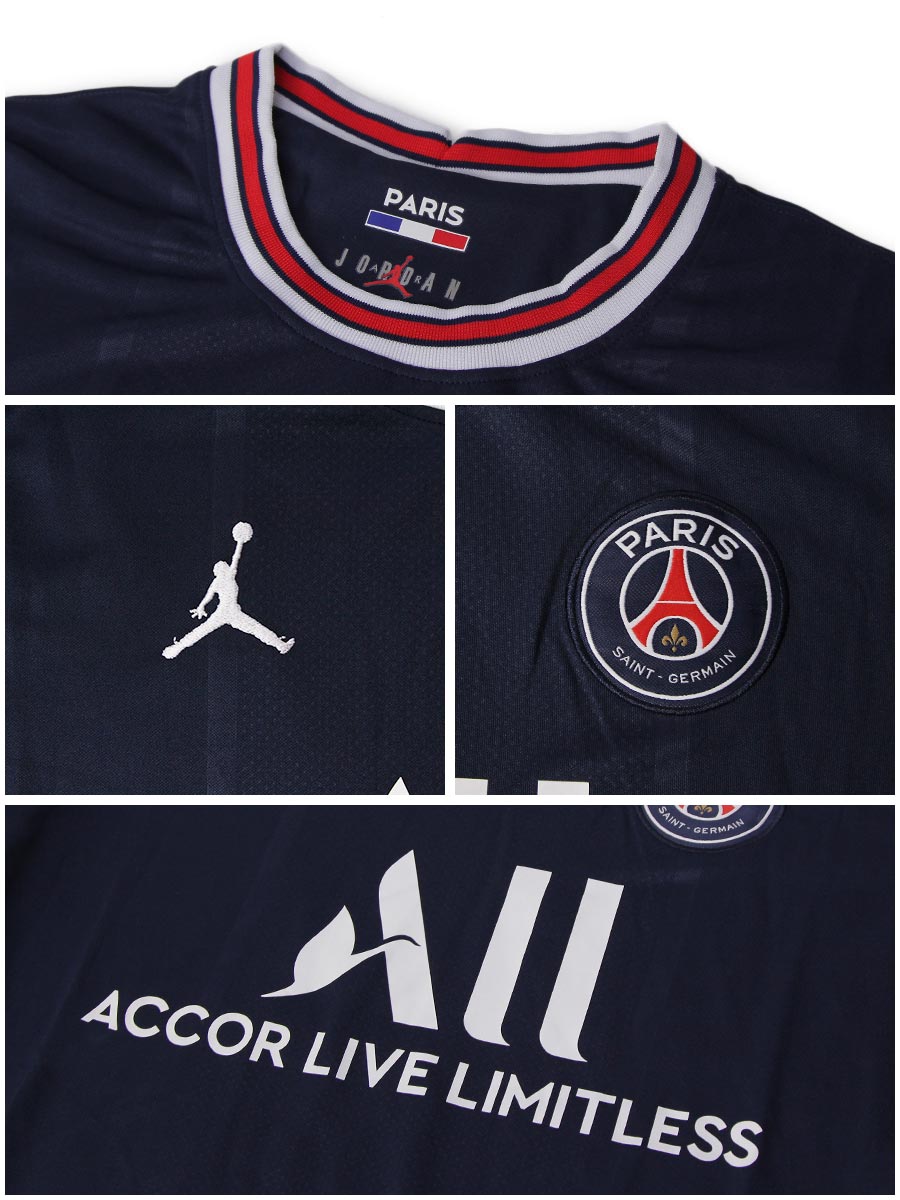 Paris Saint Germain - Fan Version - Full Sleeves - Home Jersey - 2021 / 2022