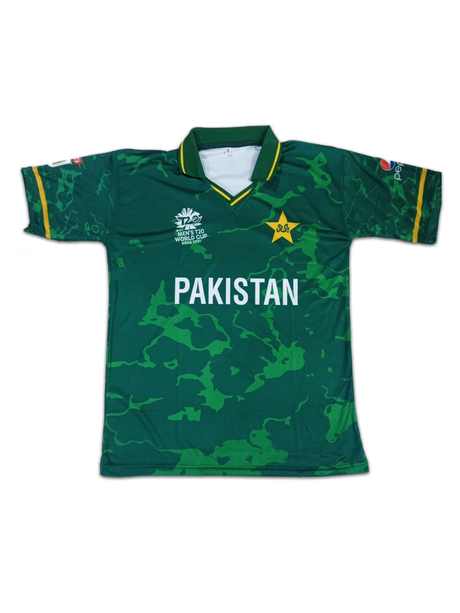 Pakistan Half Sleeves T-Shirt - ICC World Cup Twenty20 Replica 2021
