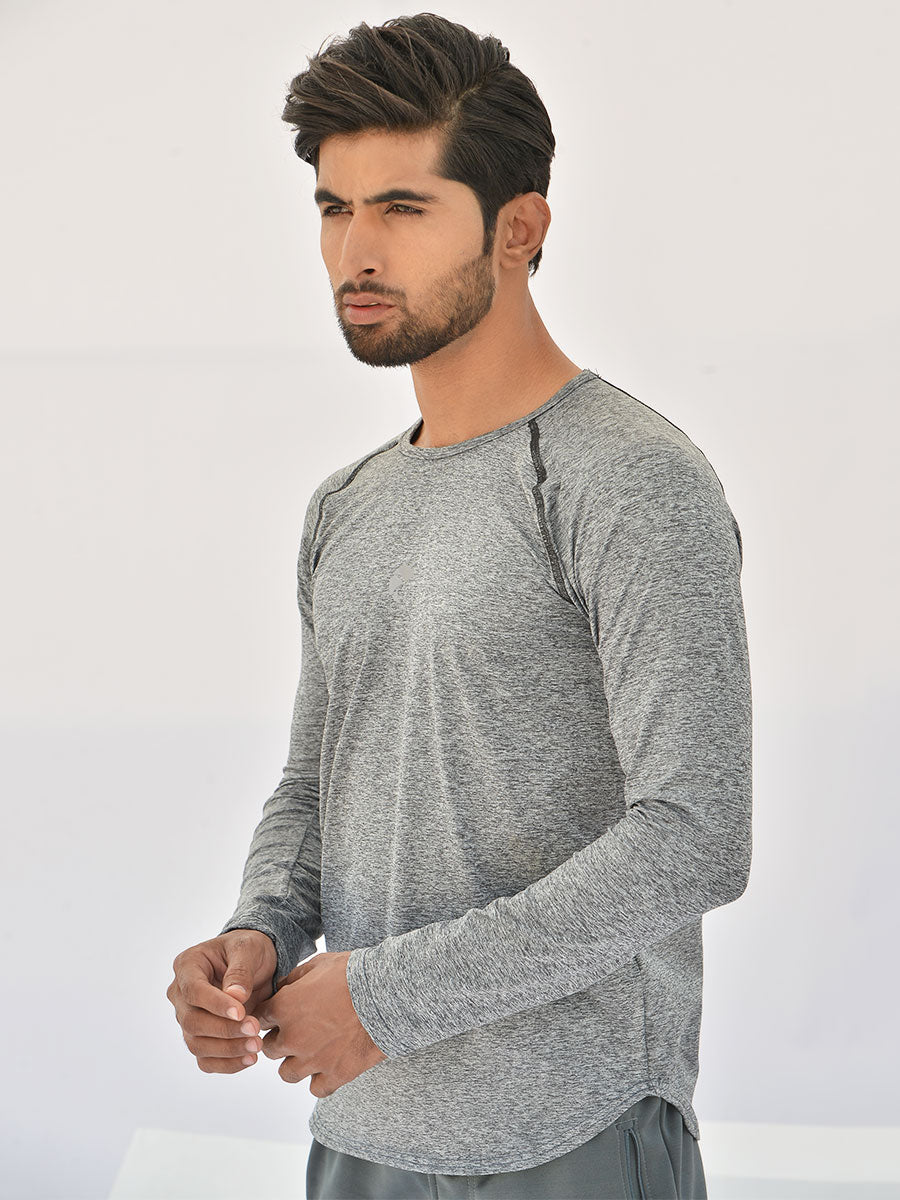Perform Ace - T-Shirt - 019 - Heather Grey