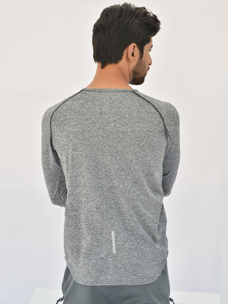 Perform Ace - T-Shirt - 019 - Heather Grey