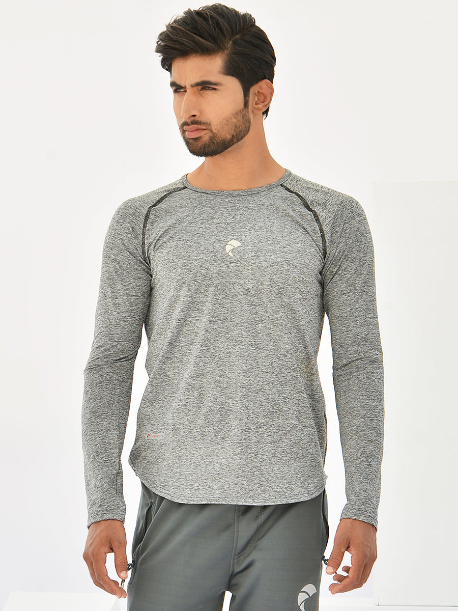 Perform Ace - T-Shirt - 019 - Heather Grey