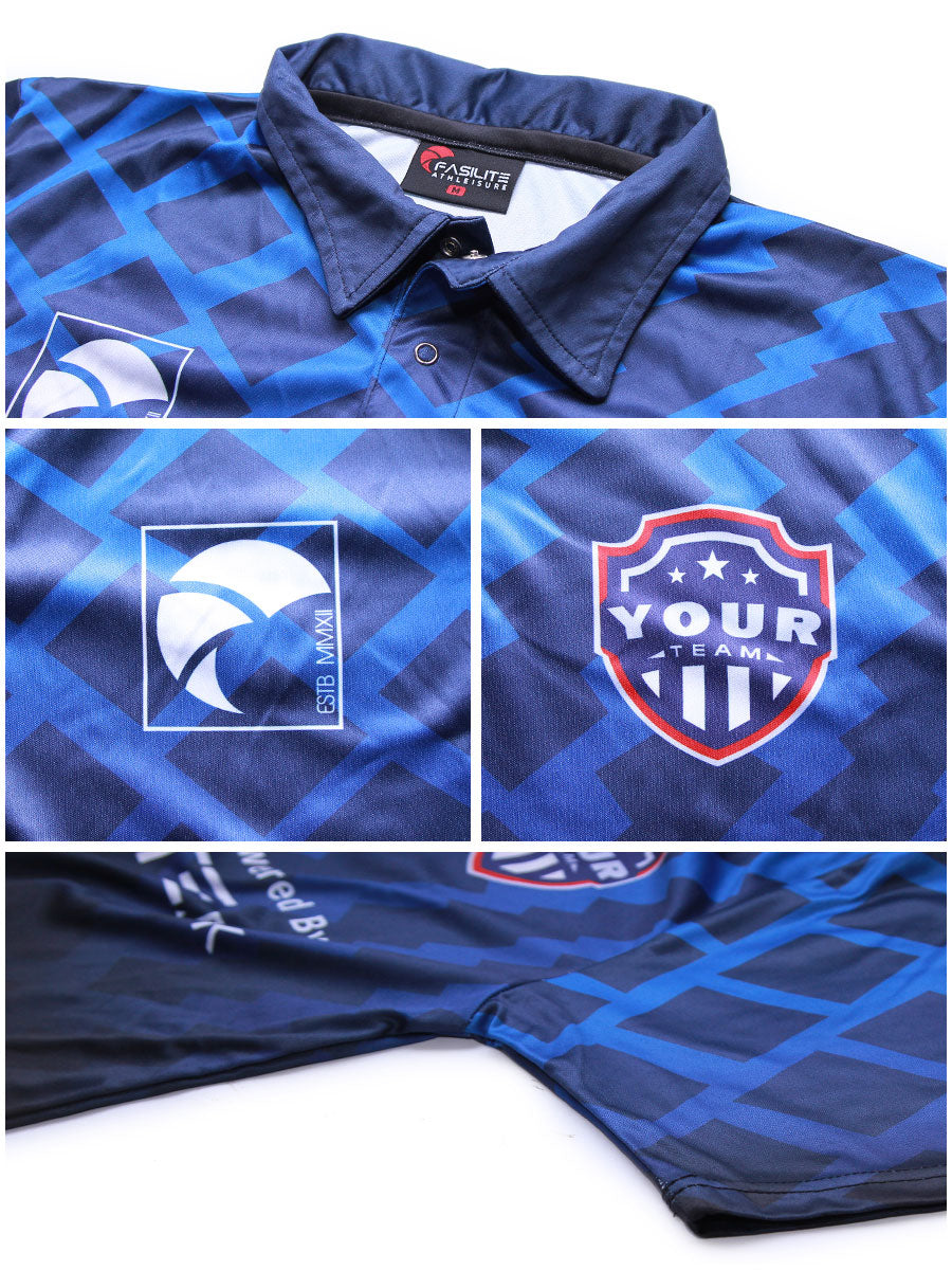 Custom Digital Sublimation Half Sleeves Kit - Polo Drill