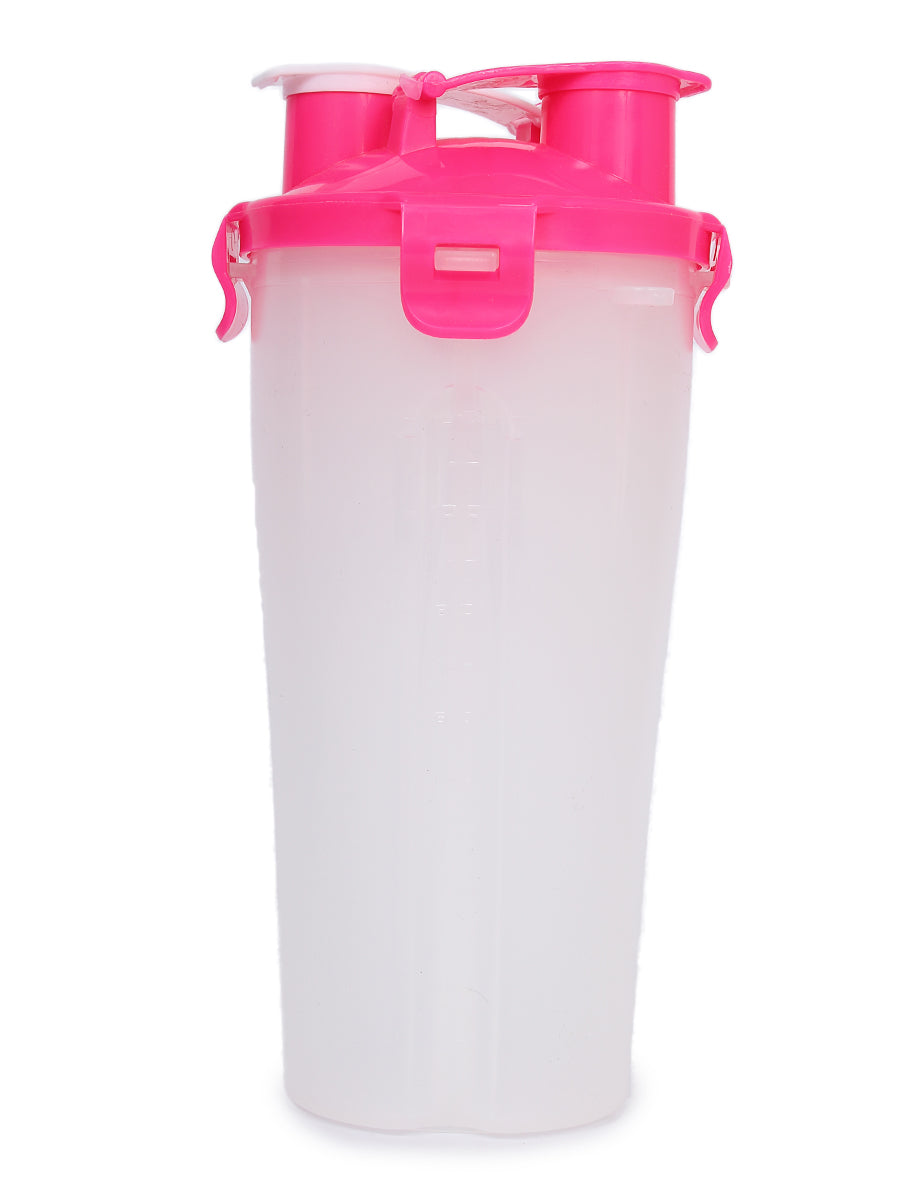 2.0 Dual - Shaker Bottle - Translucent / Pink