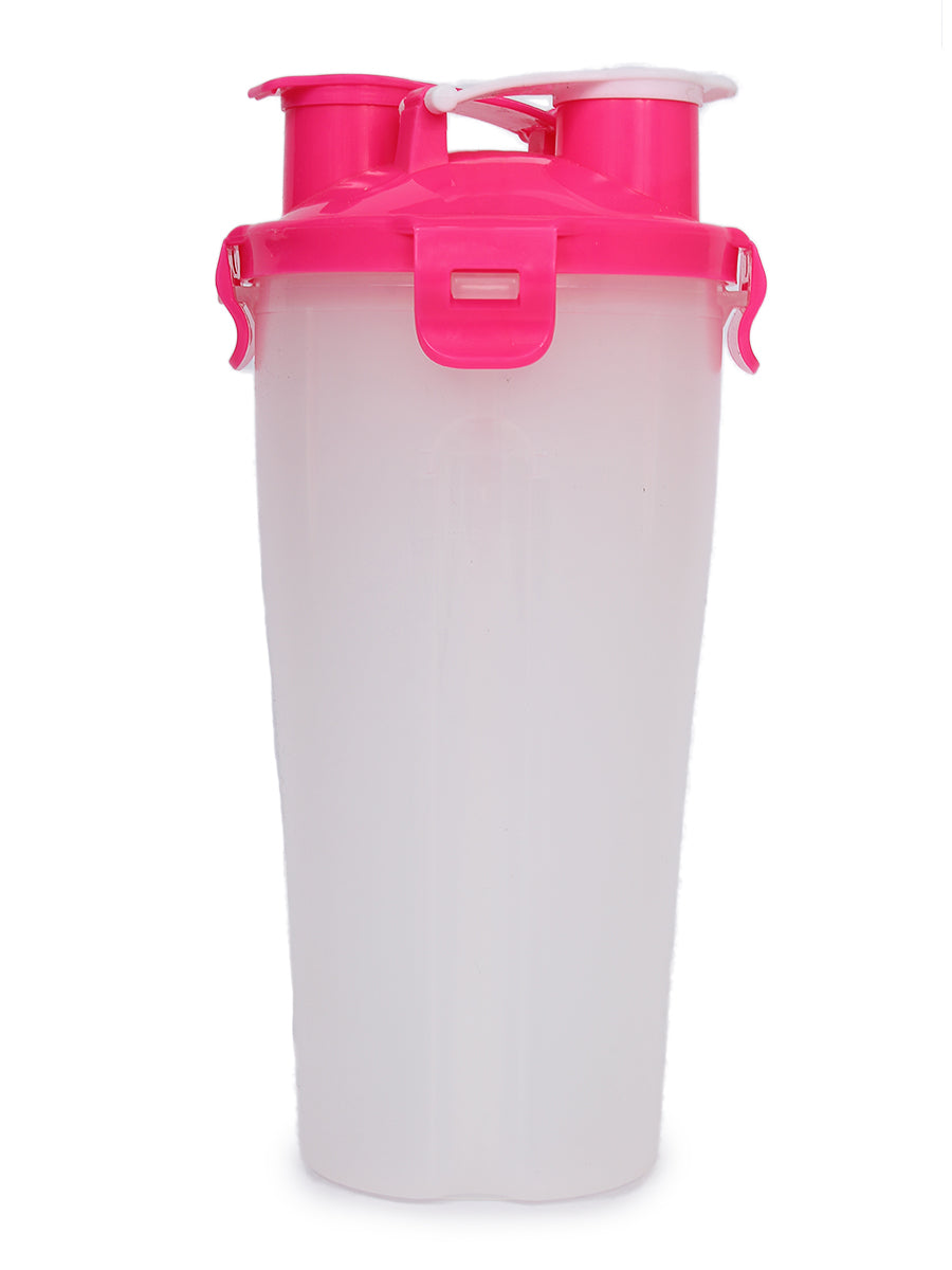 2.0 Dual - Shaker Bottle - Translucent / Pink