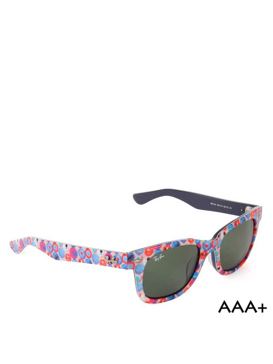 Wayfarer Rare Print Pins - RB-2140F - Multi / Green