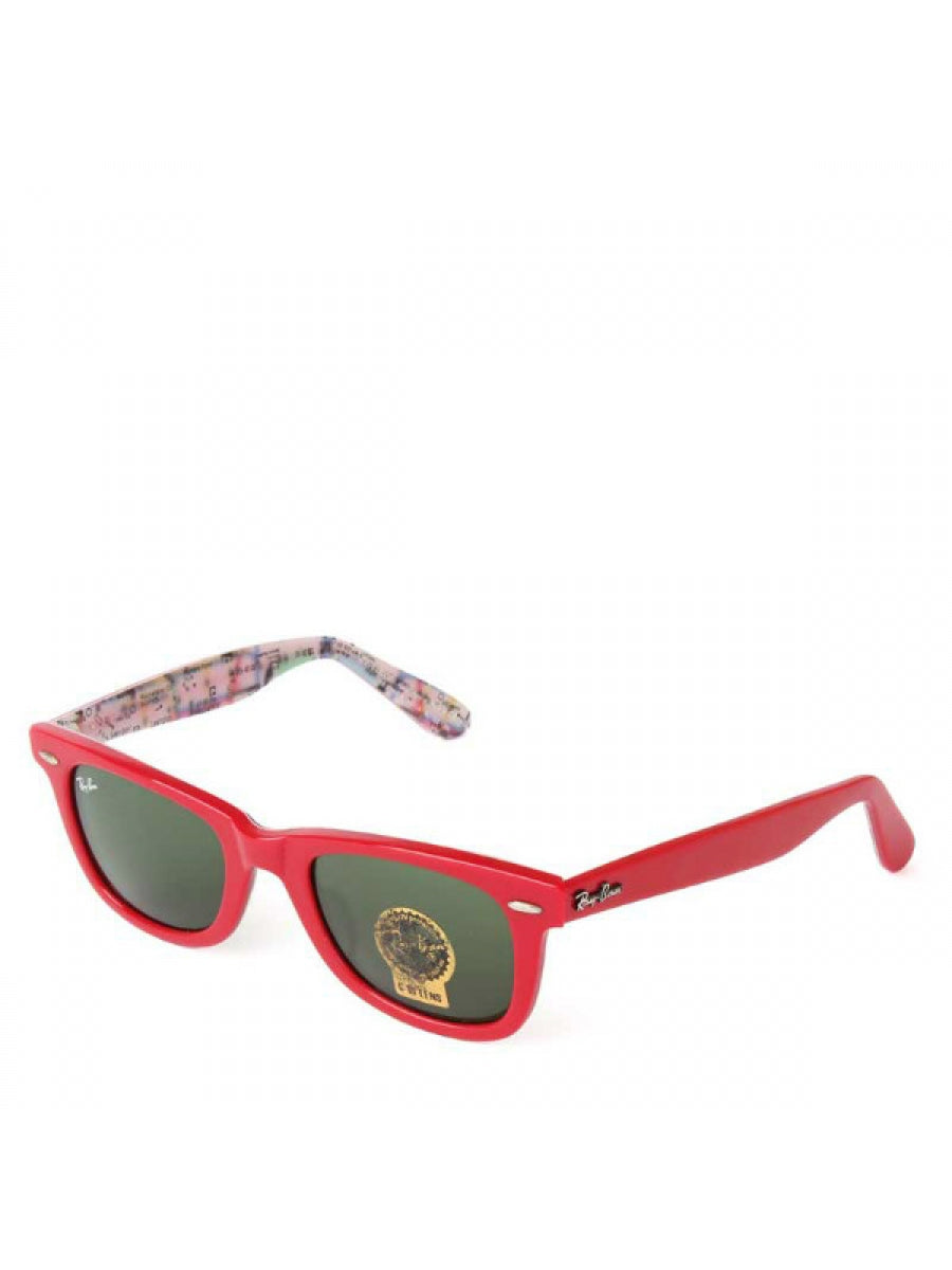 Wayfarer Rare Print Subway - RB-2140F - Red / Green