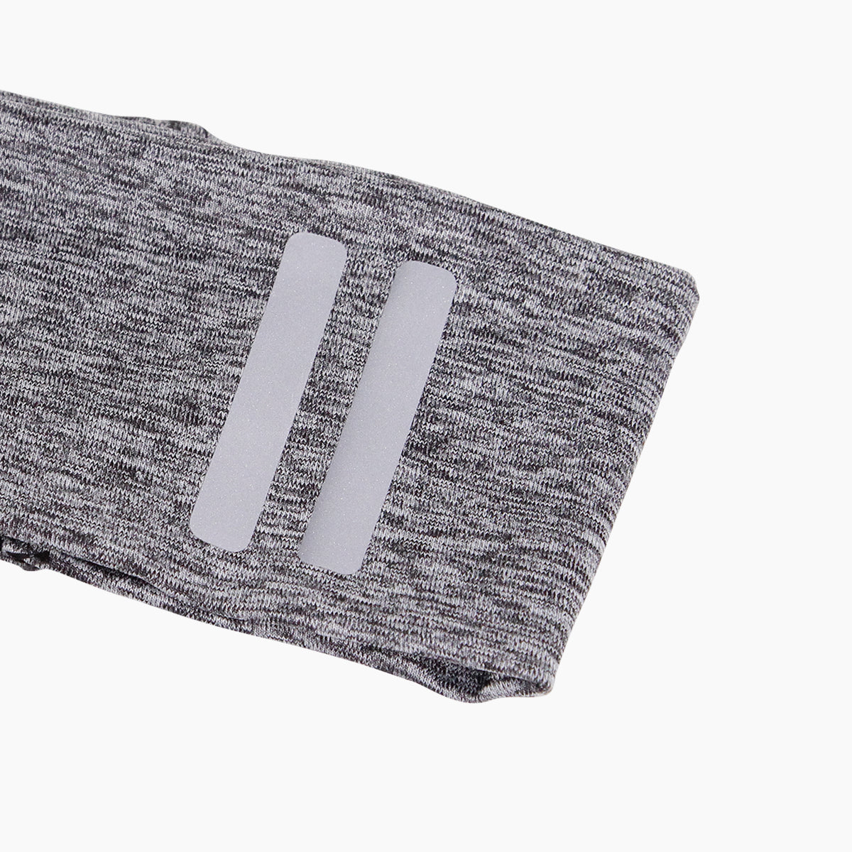 Headband Reflective Two Stripes S3 - Grey / White