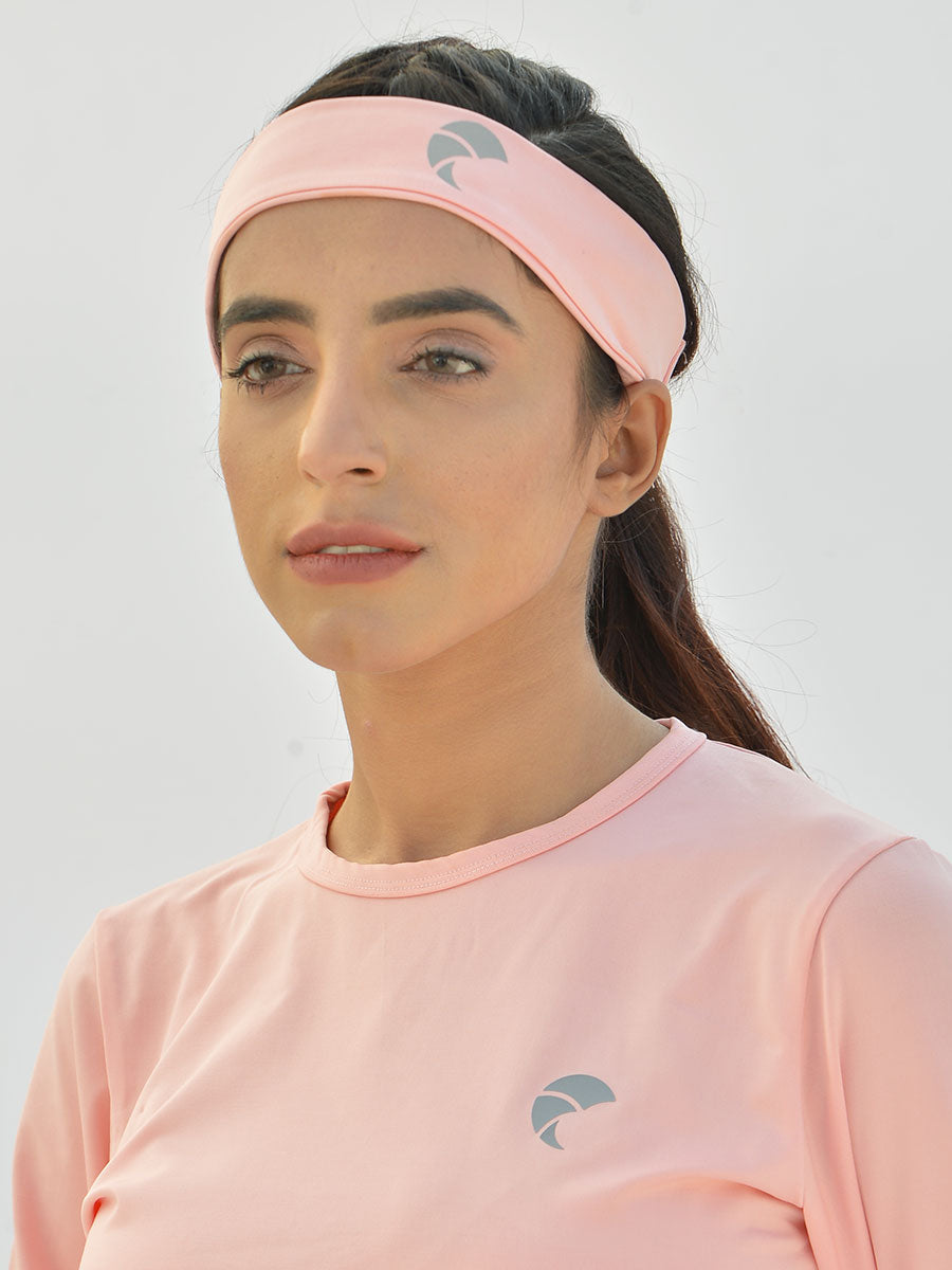 Headband Reflective Logo S5 - Light Pink