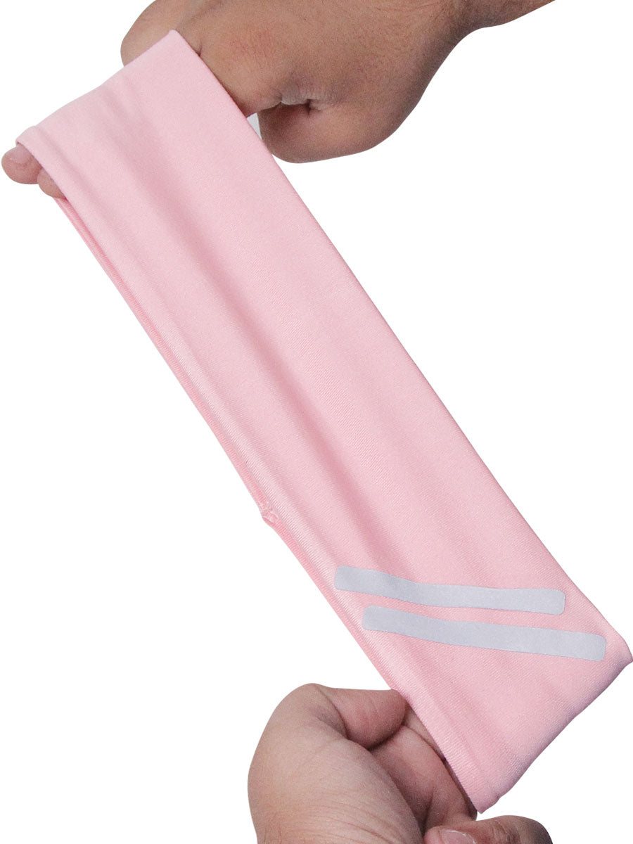 Headband Reflective Cross Stripes S6 - Light Pink