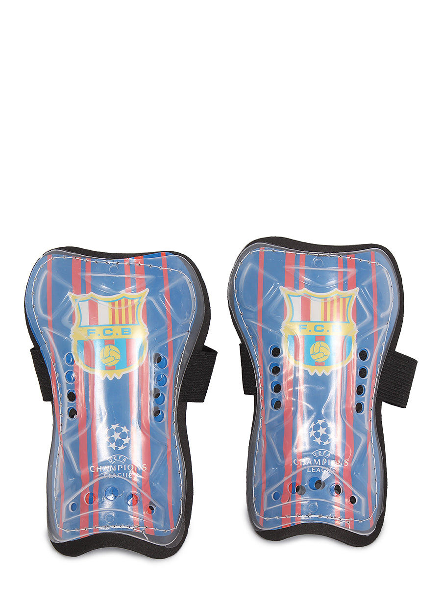 Barcelona Shin Guards 02 Blue Red