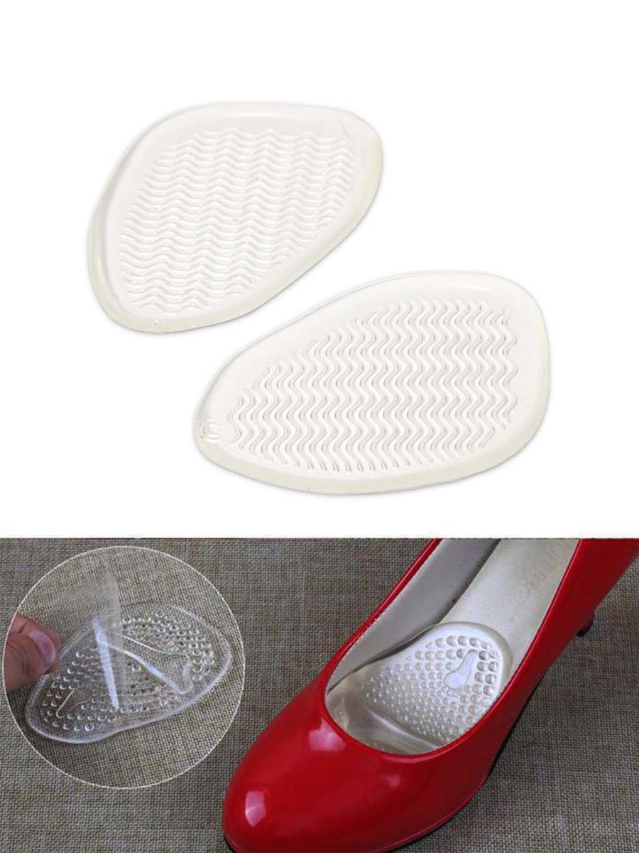 Silicone Gel Insole Front Pad - Transparent