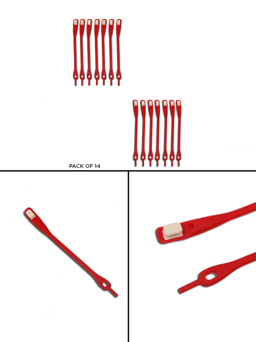 Silicone Laces - Pack of 14