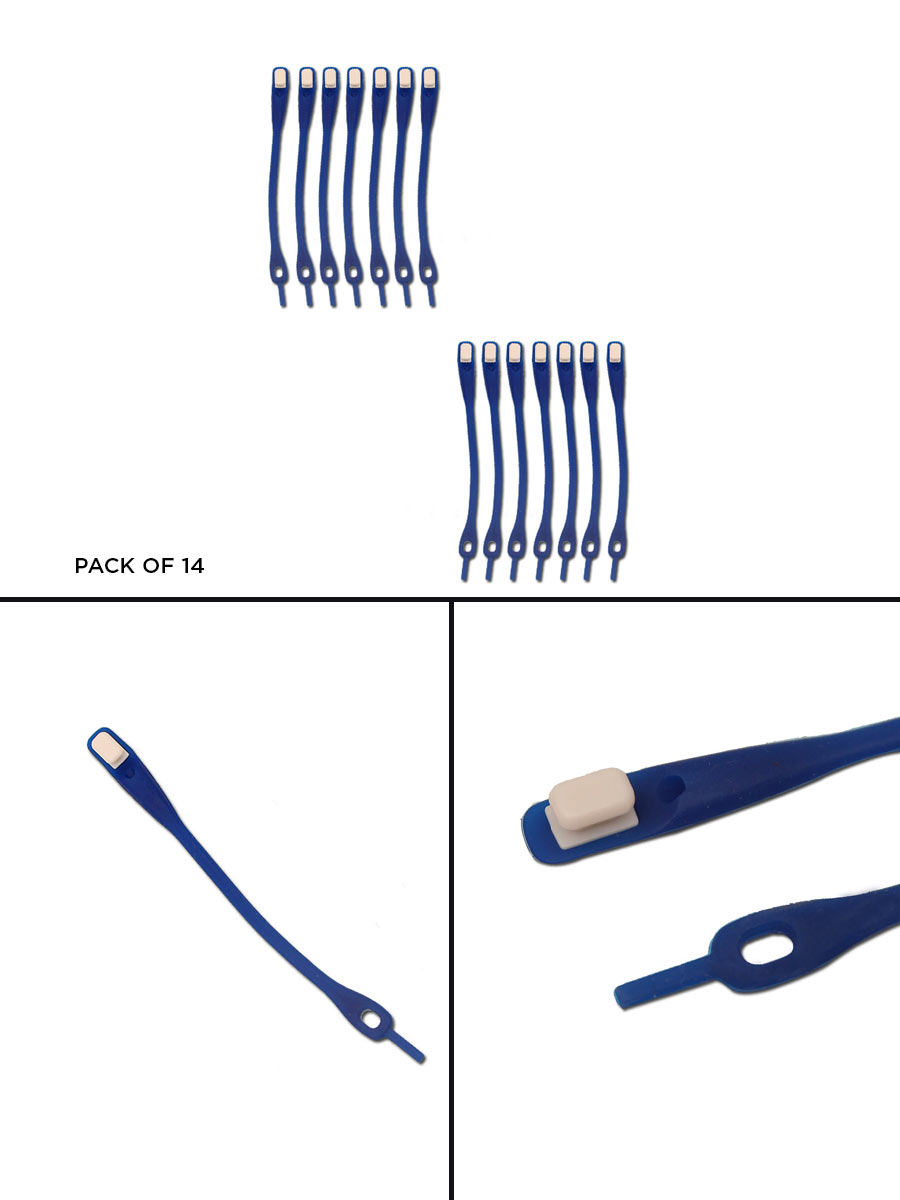 Silicone Laces - Pack of 14