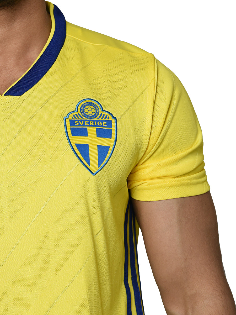 Sweden National Team - Half Sleeves - Home Jersey