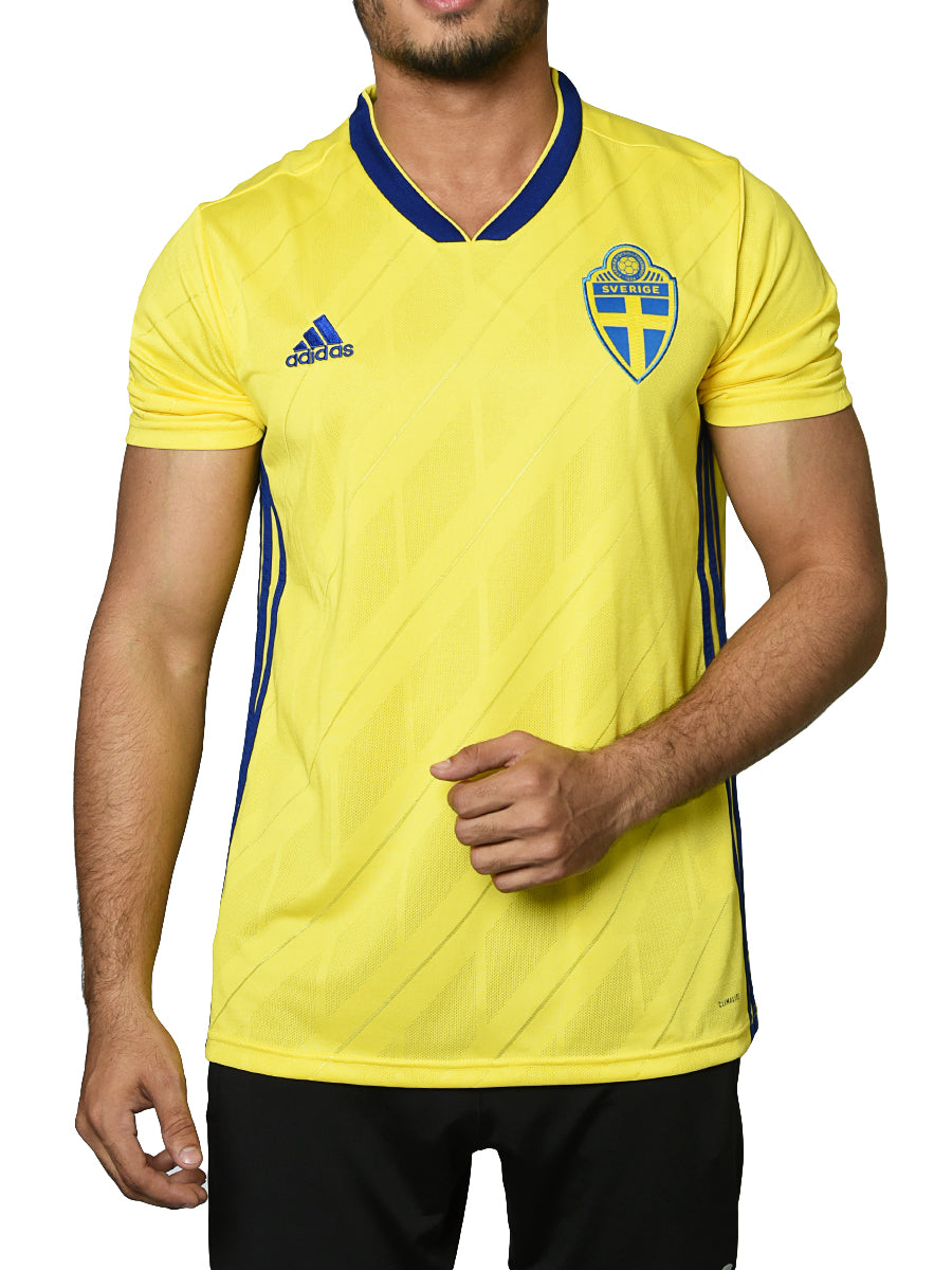 Sweden National Team - Half Sleeves - Home Jersey