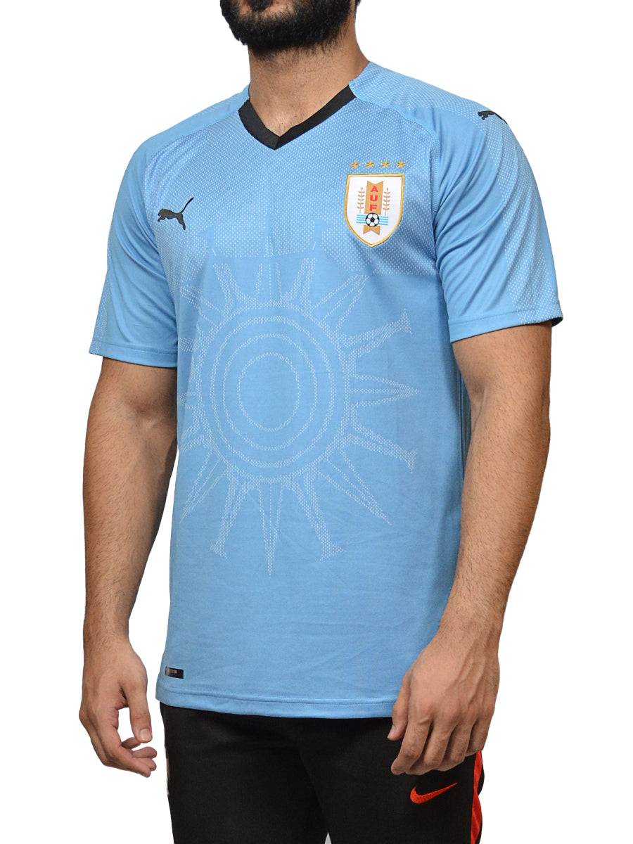 Uruguay National Team - Half Sleeves - Home Jersey
