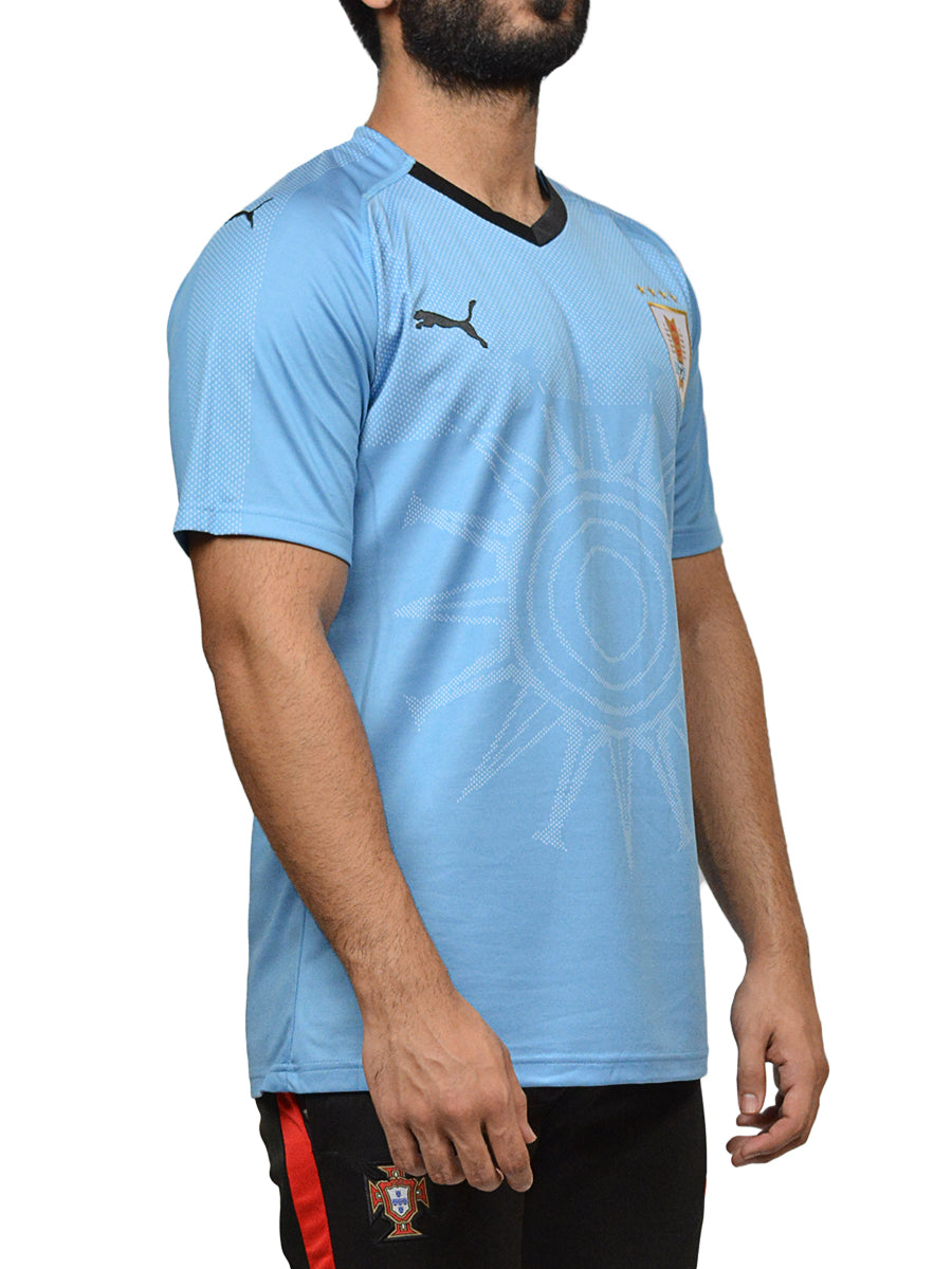 Uruguay National Team - Half Sleeves - Home Jersey