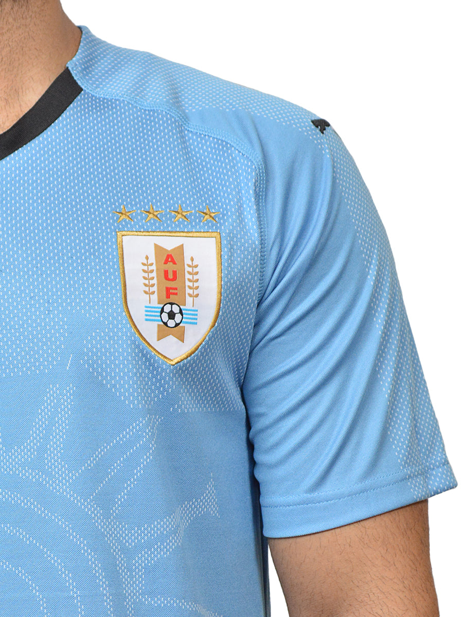Uruguay National Team - Half Sleeves - Home Jersey