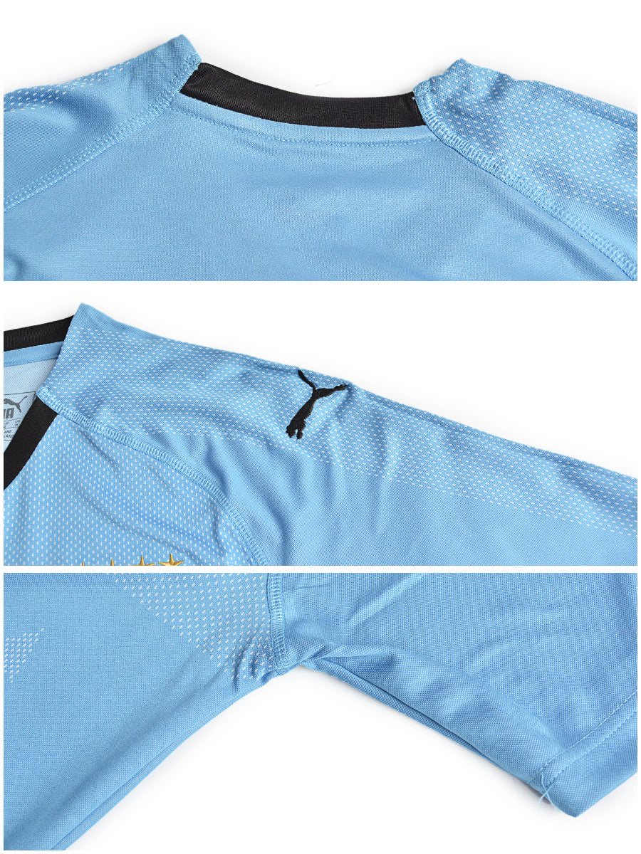 Uruguay National Team - Half Sleeves - Home Jersey